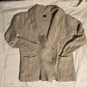 Gap XL Tall Natural Wrap Sweater 00’s Vintage